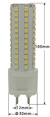 85 - lumière d'épi de maïs de 265V 10W 1000LM G12 LED pour remplacer la lampe de 70W/150W CDMT 0